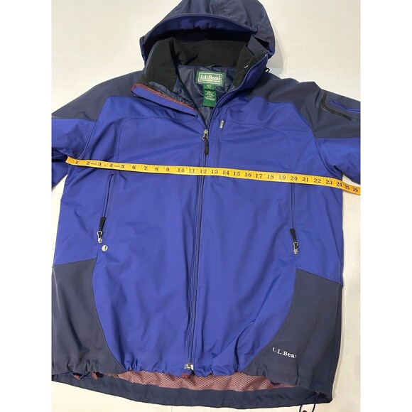LL Bean Quilted Insert Winter Jacket Parka Hood Size Tall L - Picture 9 of 10